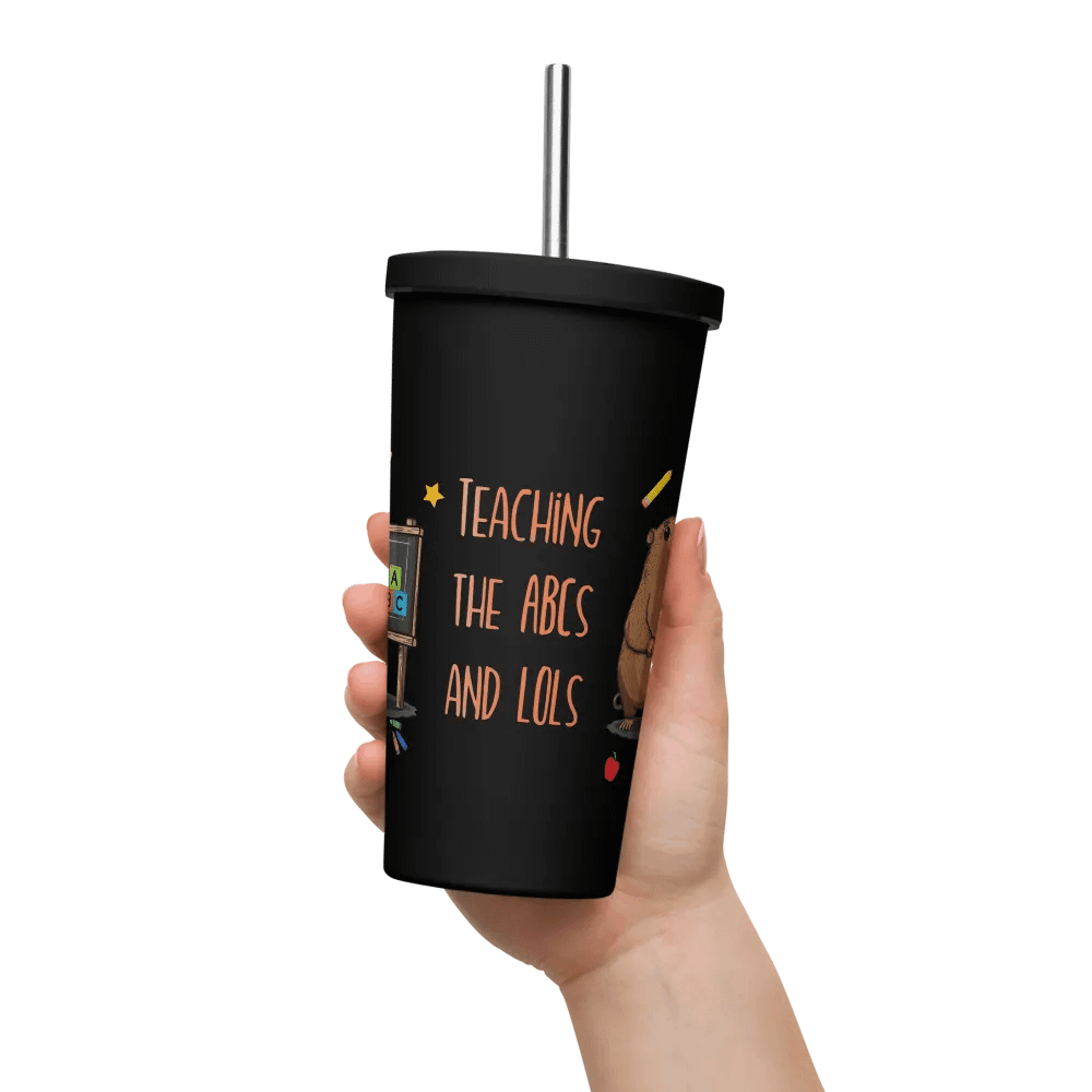 Back To School Capybara Gift For A Teacher - Insulated Coffee Tumbler product image (12)