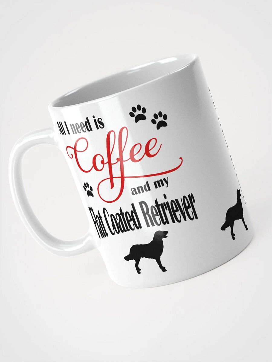 Coffee and my Flat Coated Retriever Mug product image (3)