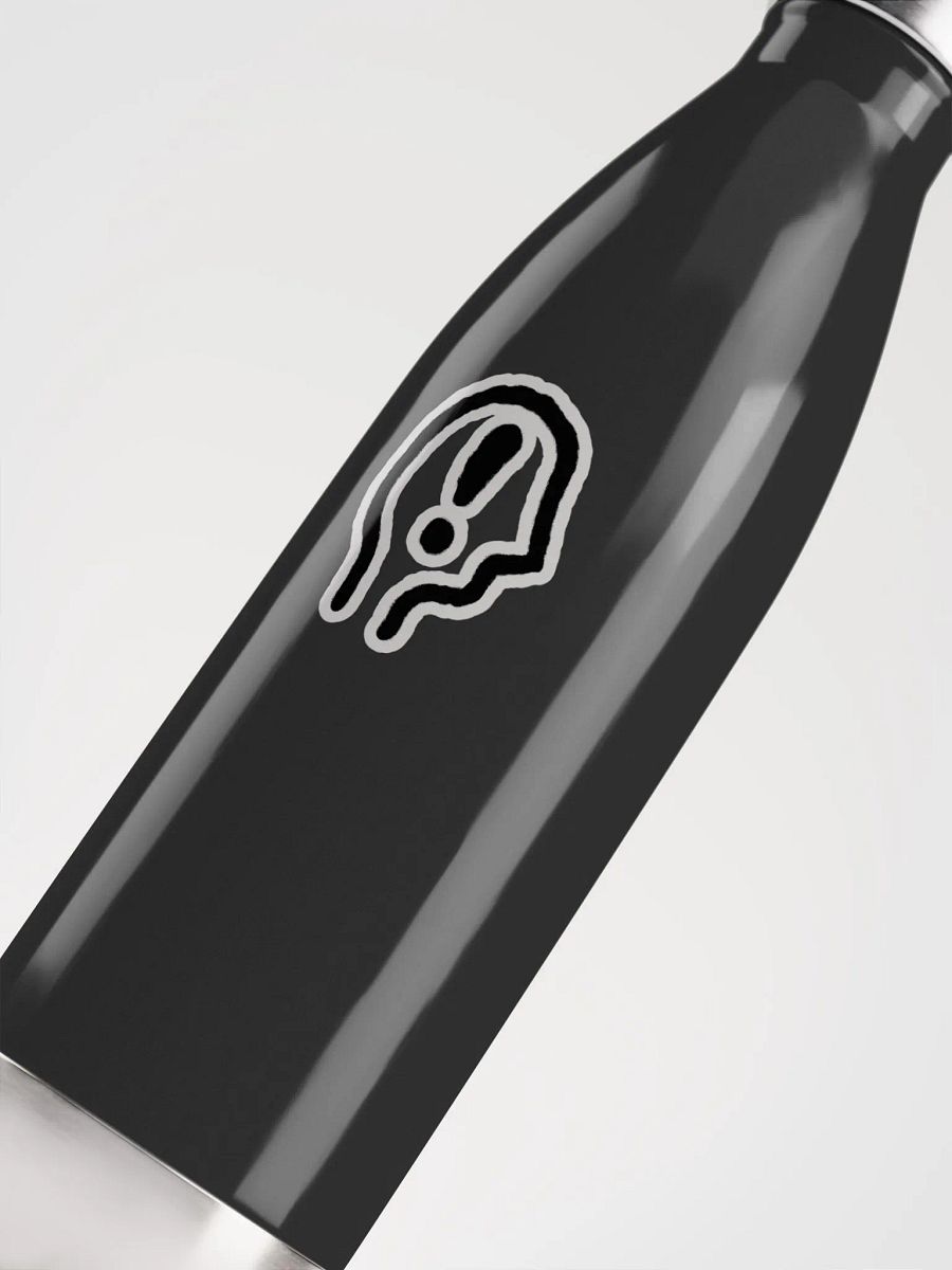 EXCLAIMING MENTALLY (bubble design) stainless steel water bottle product image (5)