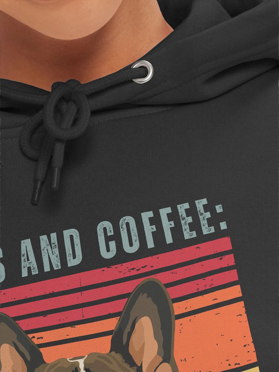 Paws and Coffee French Bulldog Hoodie product image (19)
