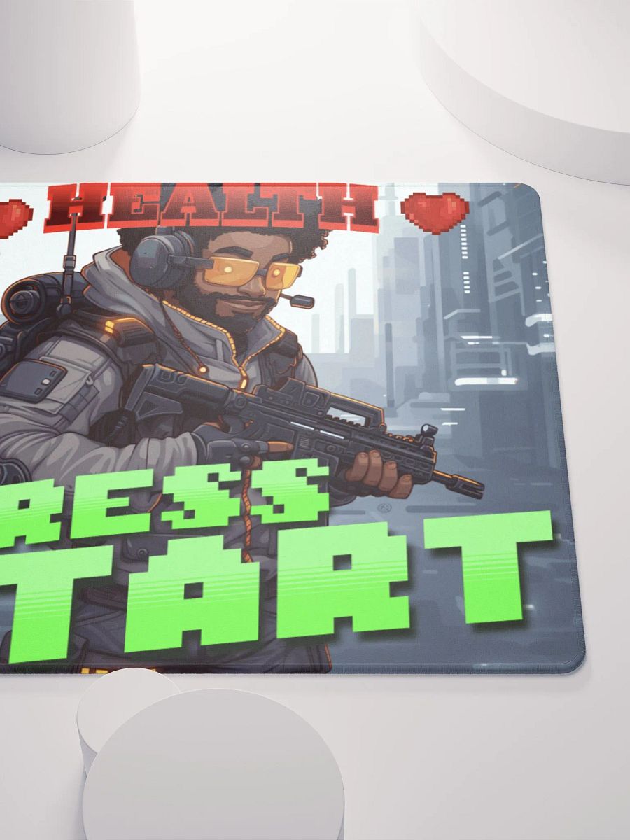 Shadoss HD - Press Start Mouse Mat product image (5)