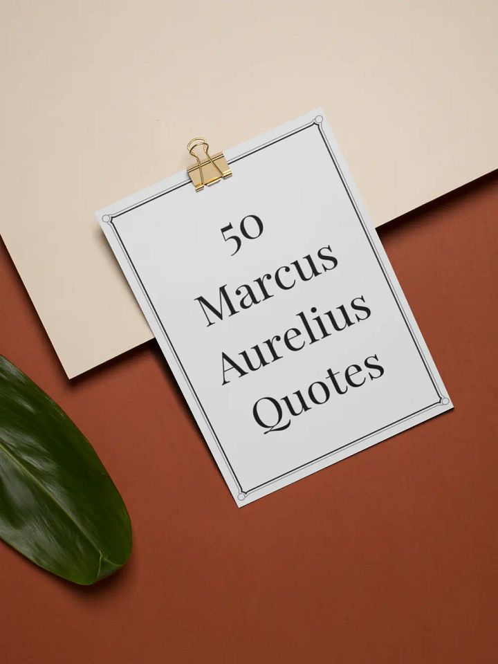 50 Marcus Aurelius Quotes - FREE PRINTABLE PDF product image (1)