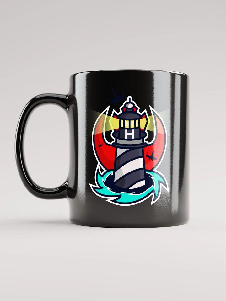 Retro Logo Black Glossy Mug product image (1)