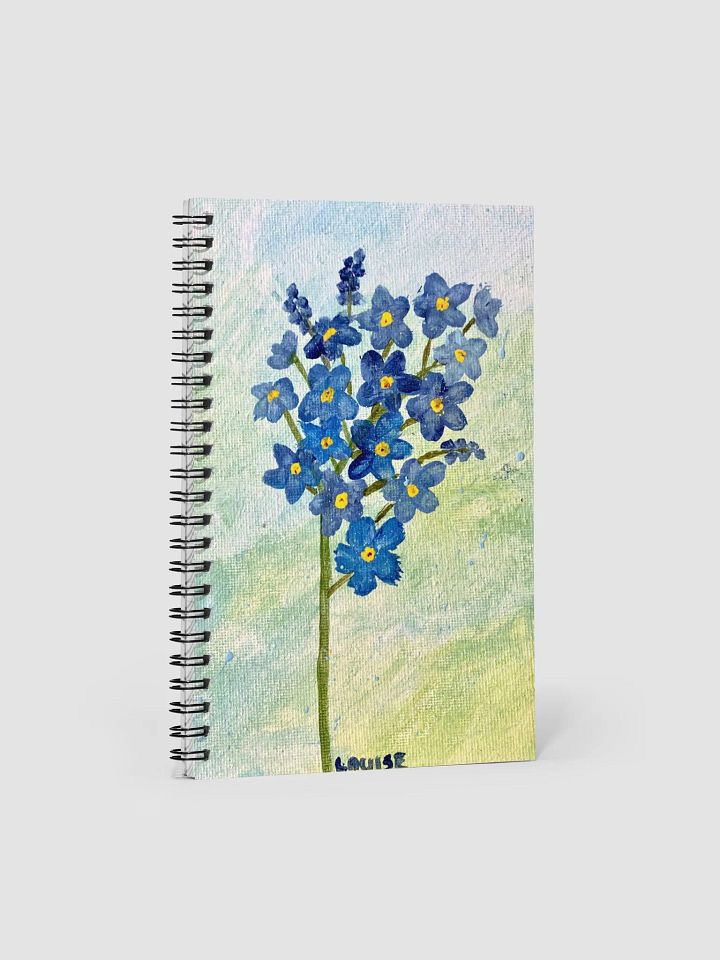 Forget-Me-Not Spiral Notebook product image (1)