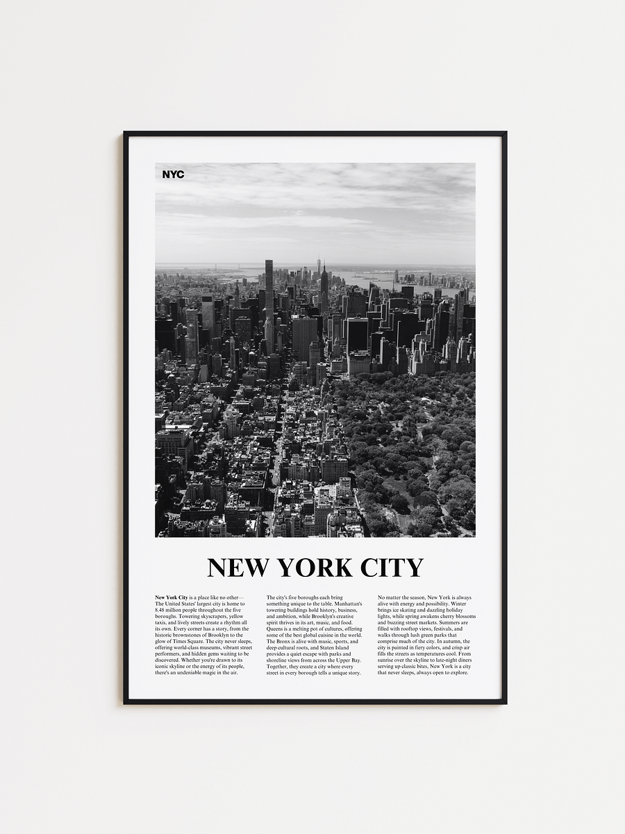New York City 04 Newspaper Poster product image (1)