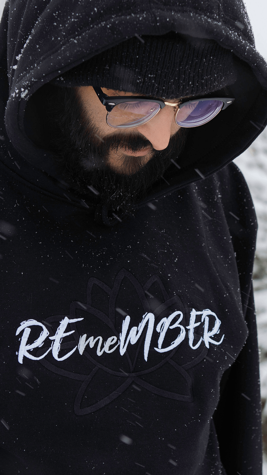 REmeMBER - Embroidered Stealth Lotus Logo product image (6)