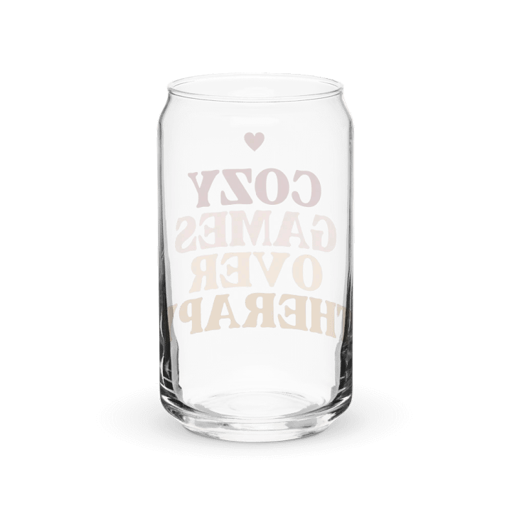 Cozy Games Over Therapy Can Glass product image (6)