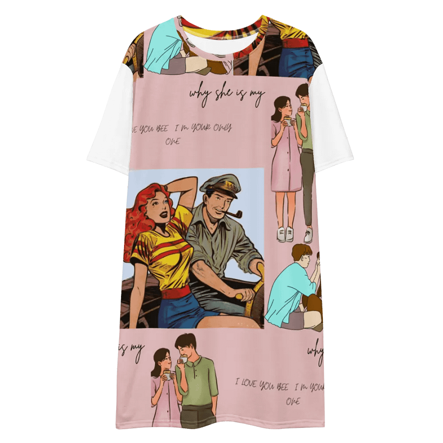 Vintage Comic All-Over Print Dress product image (12)
