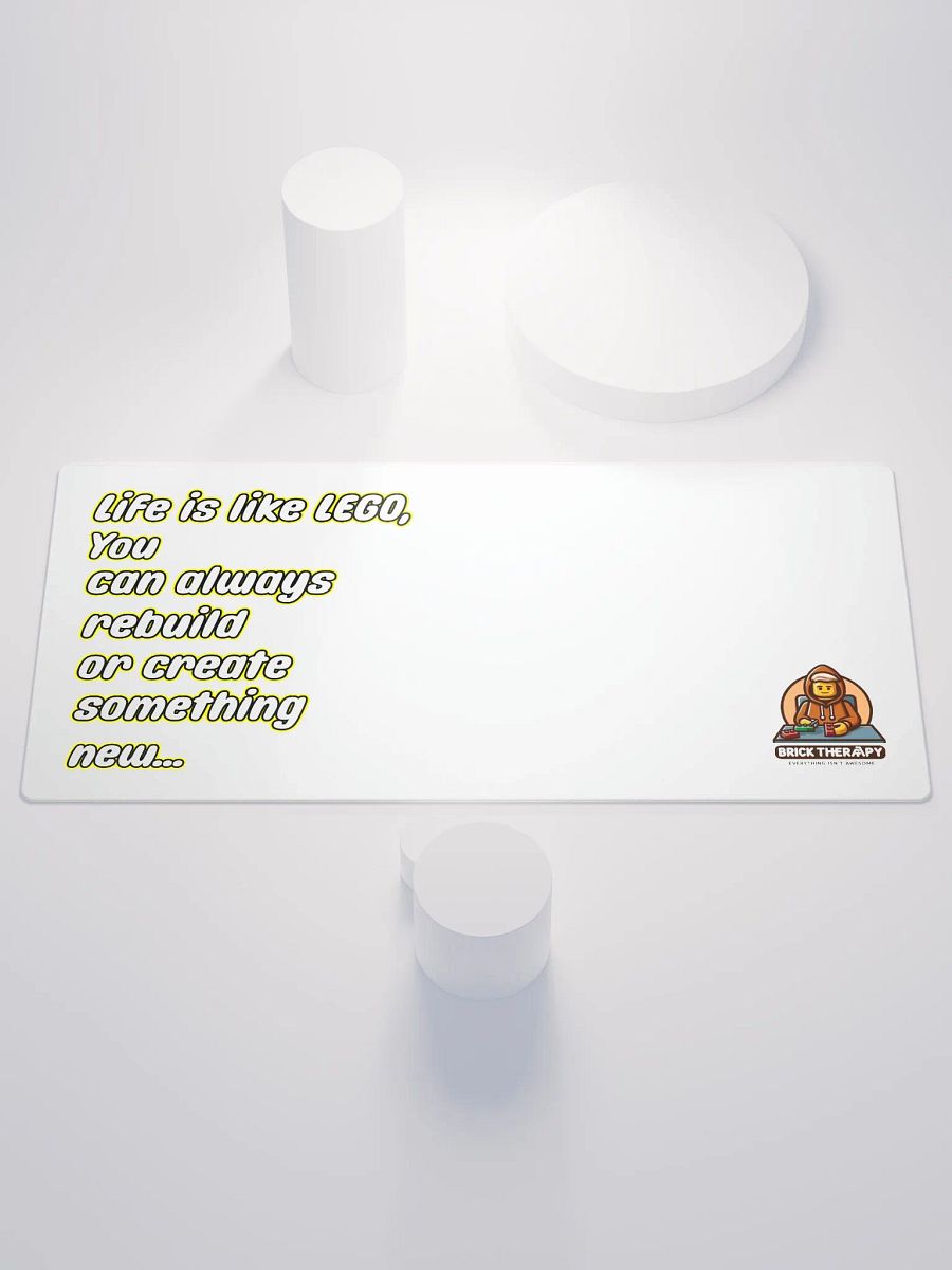 Life is like Lego Mouse Mat 3 product image (1)