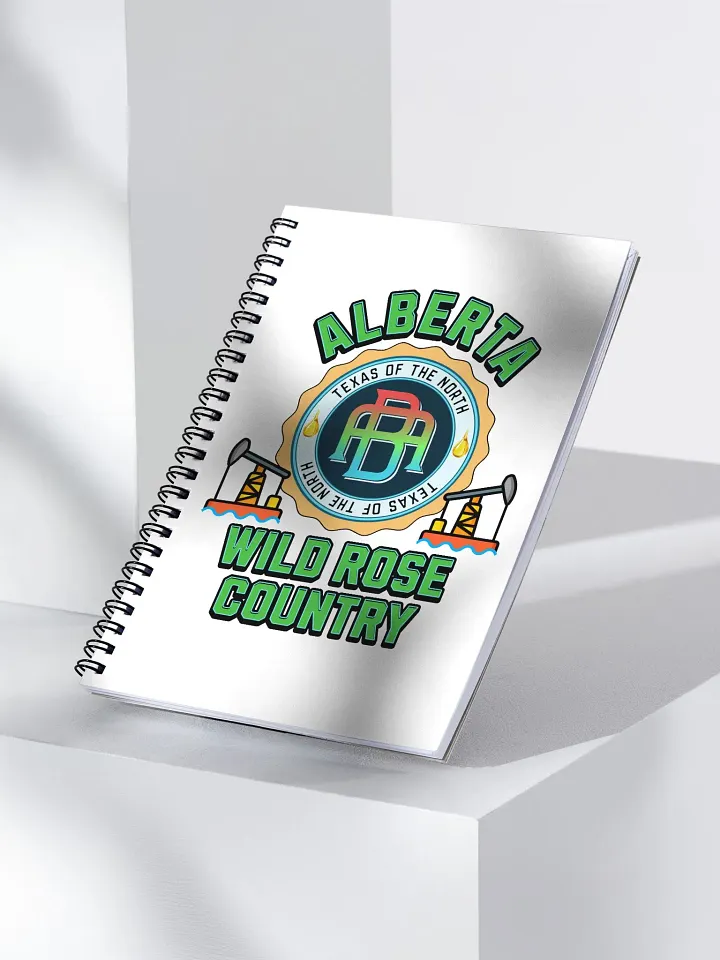 Alberta Wild Rose Country Spiral Notebook product image (2)