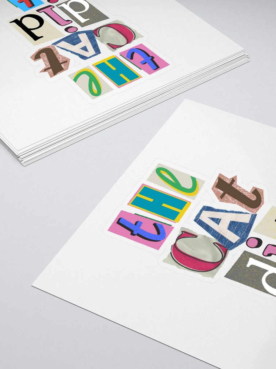 Whimsical Whiskered Mischief Stickers product image (4)