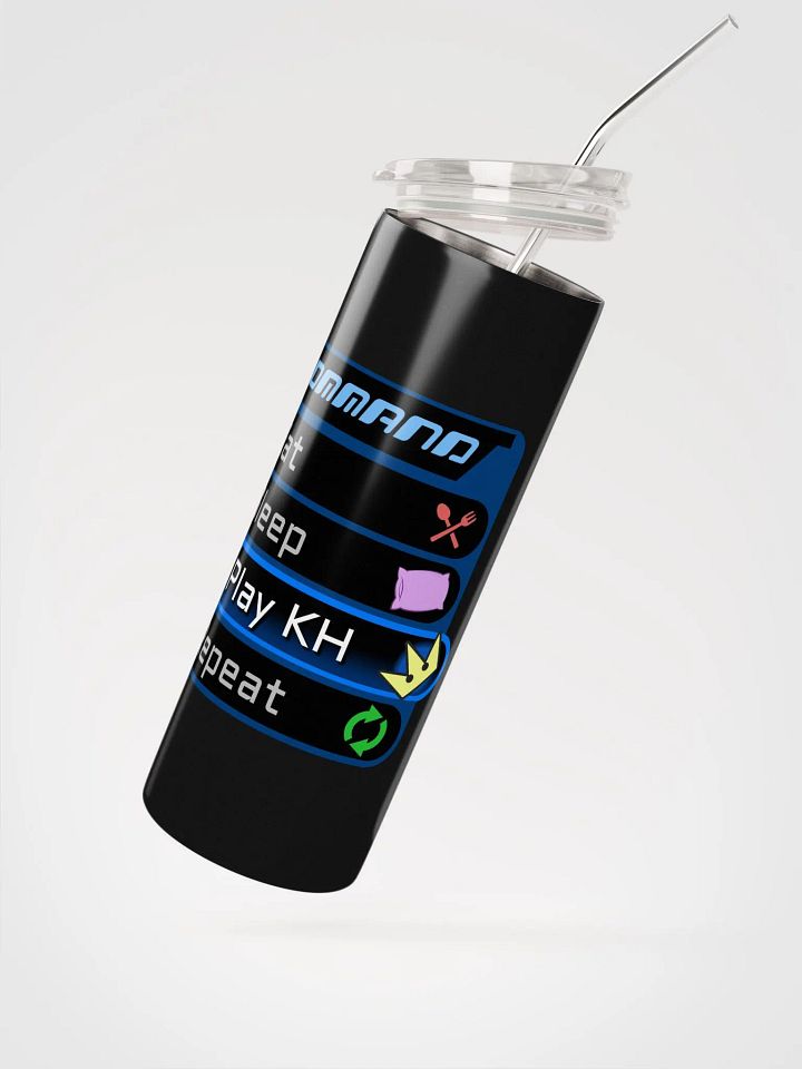 KH Command Menu 20oz Steel Tumbler with Straw product image (3)