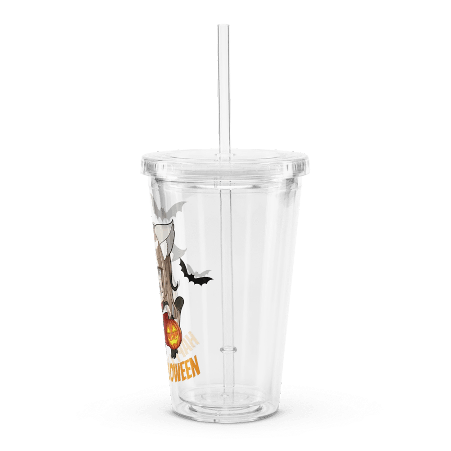 Halloween clear plastic tumbler product image (4)
