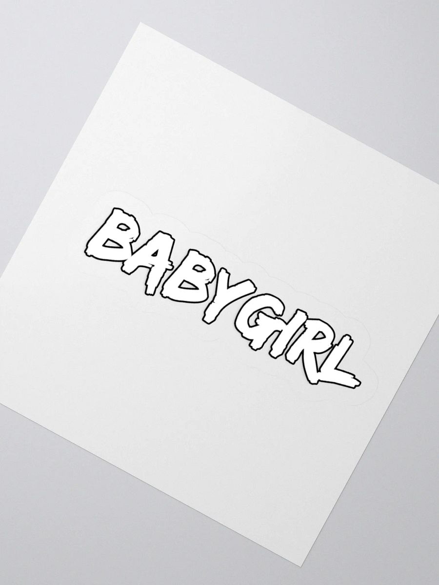 Babygirl Kiss-Cut Sticker product image (2)