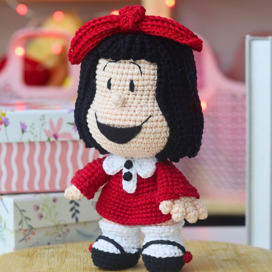 Your Crocheted Mafalda! An Amigurumi Pattern You'll Love. (Digital Download) product image (4)