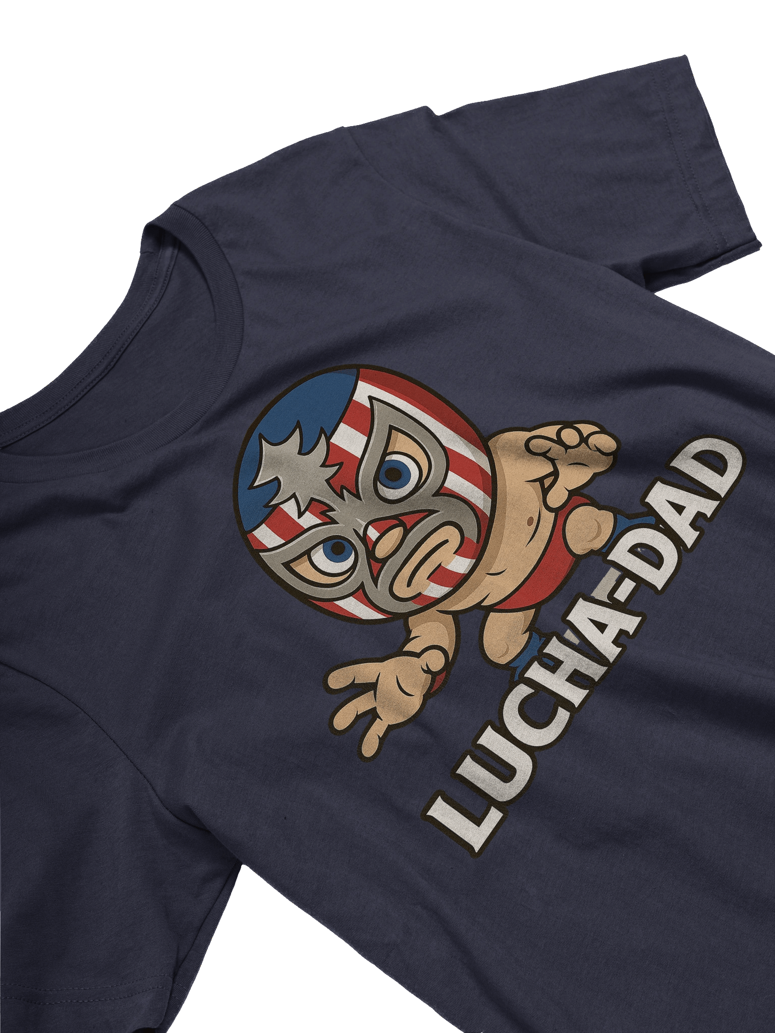 Lucha-Dad Masked Wrestler T-Shirt product image (30)