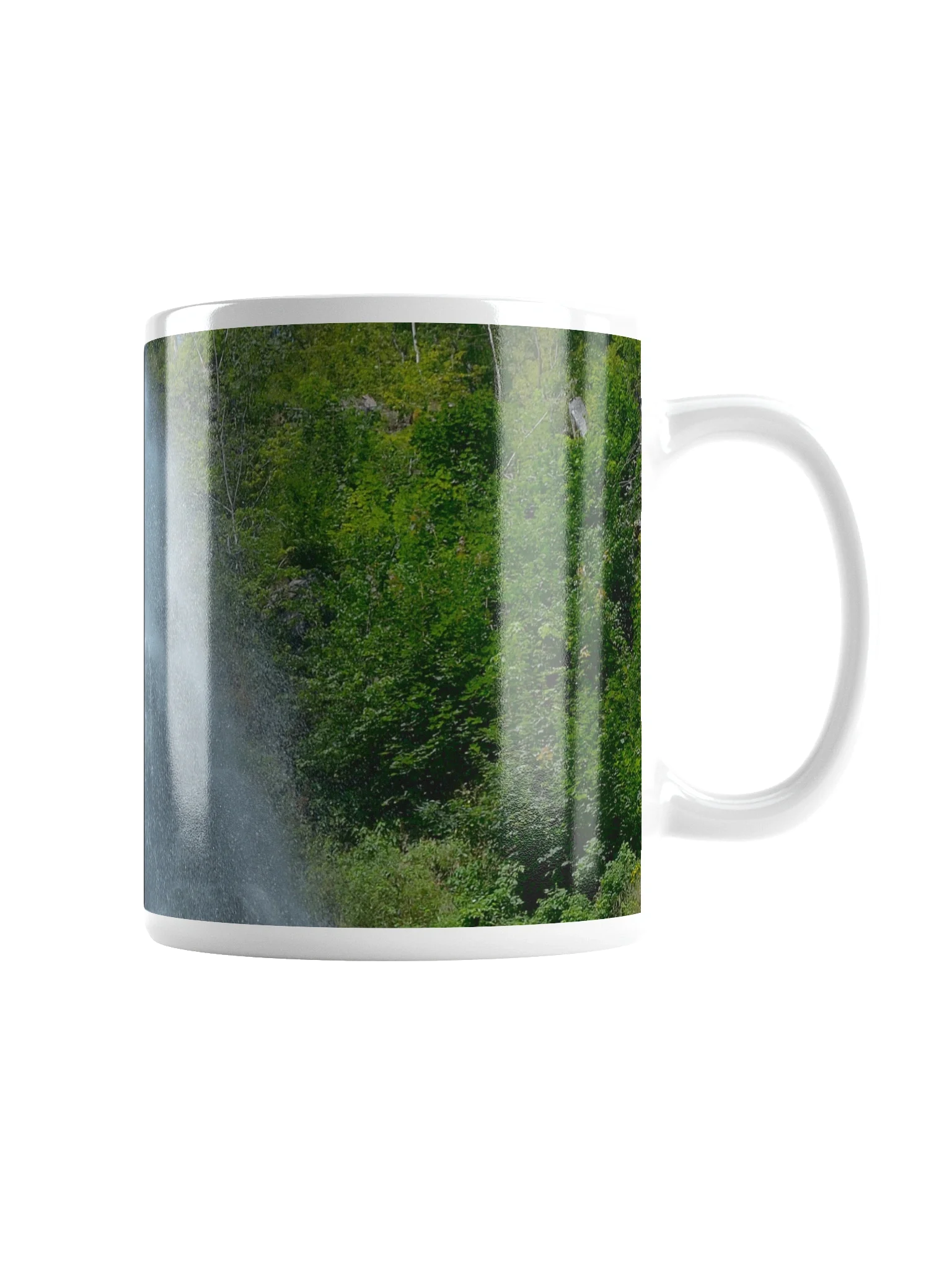 Keramiktasse weiß - Wasserfall product image (2)