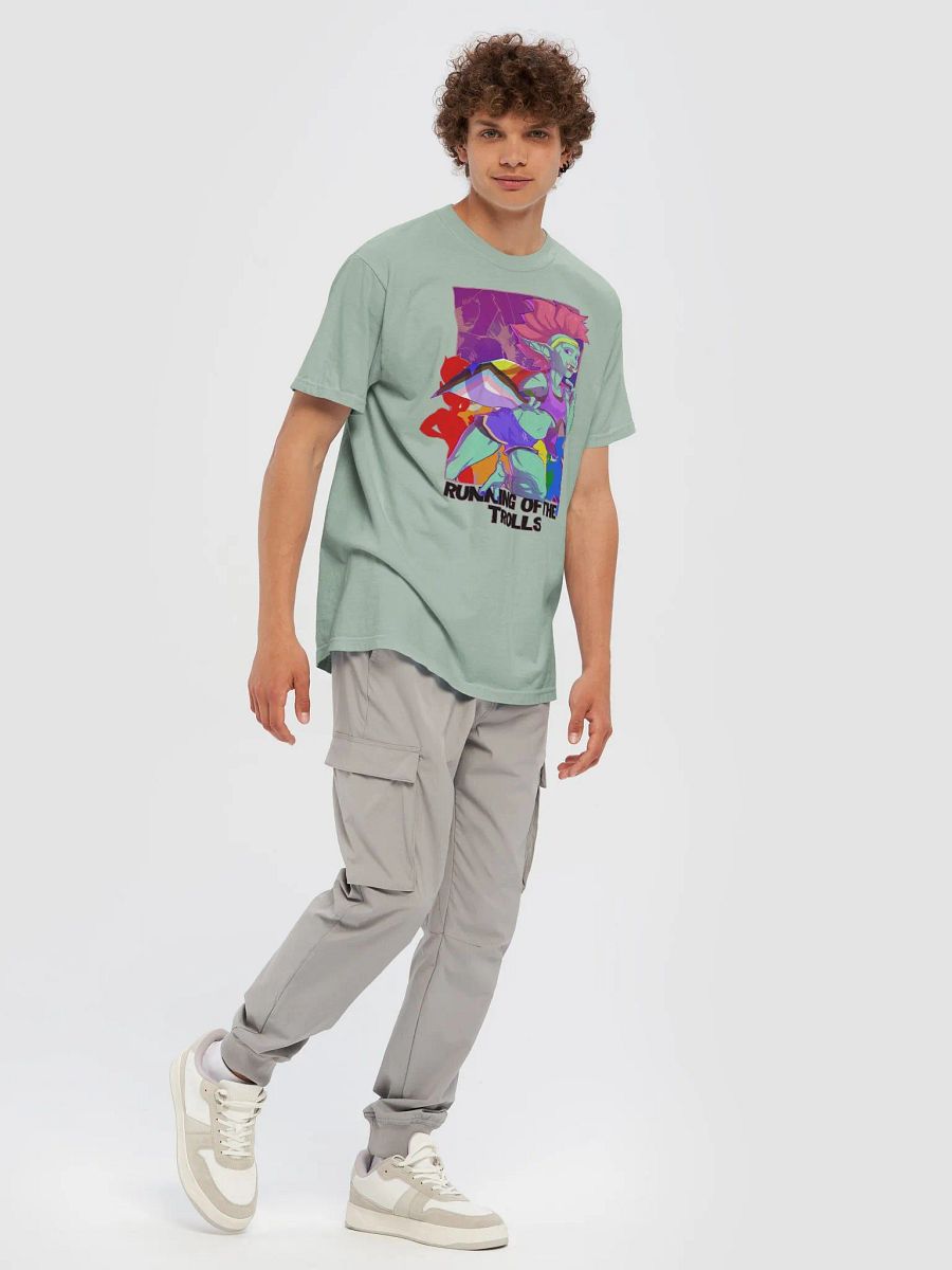 Troll Racer Tshirt Blues and Greens - by Eggu product image (80)