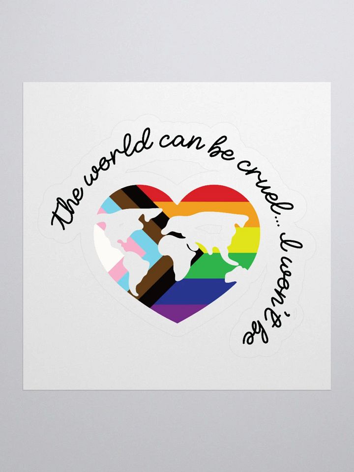 Rainbow Heart Sticker product image (1)