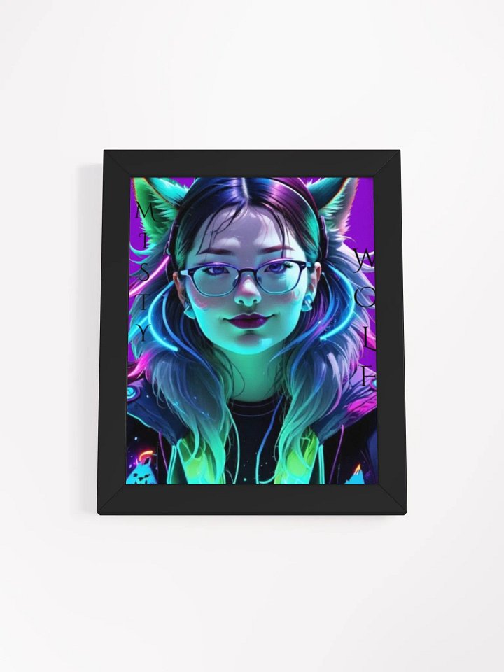 Neon Enigma Framed Poster product image (6)