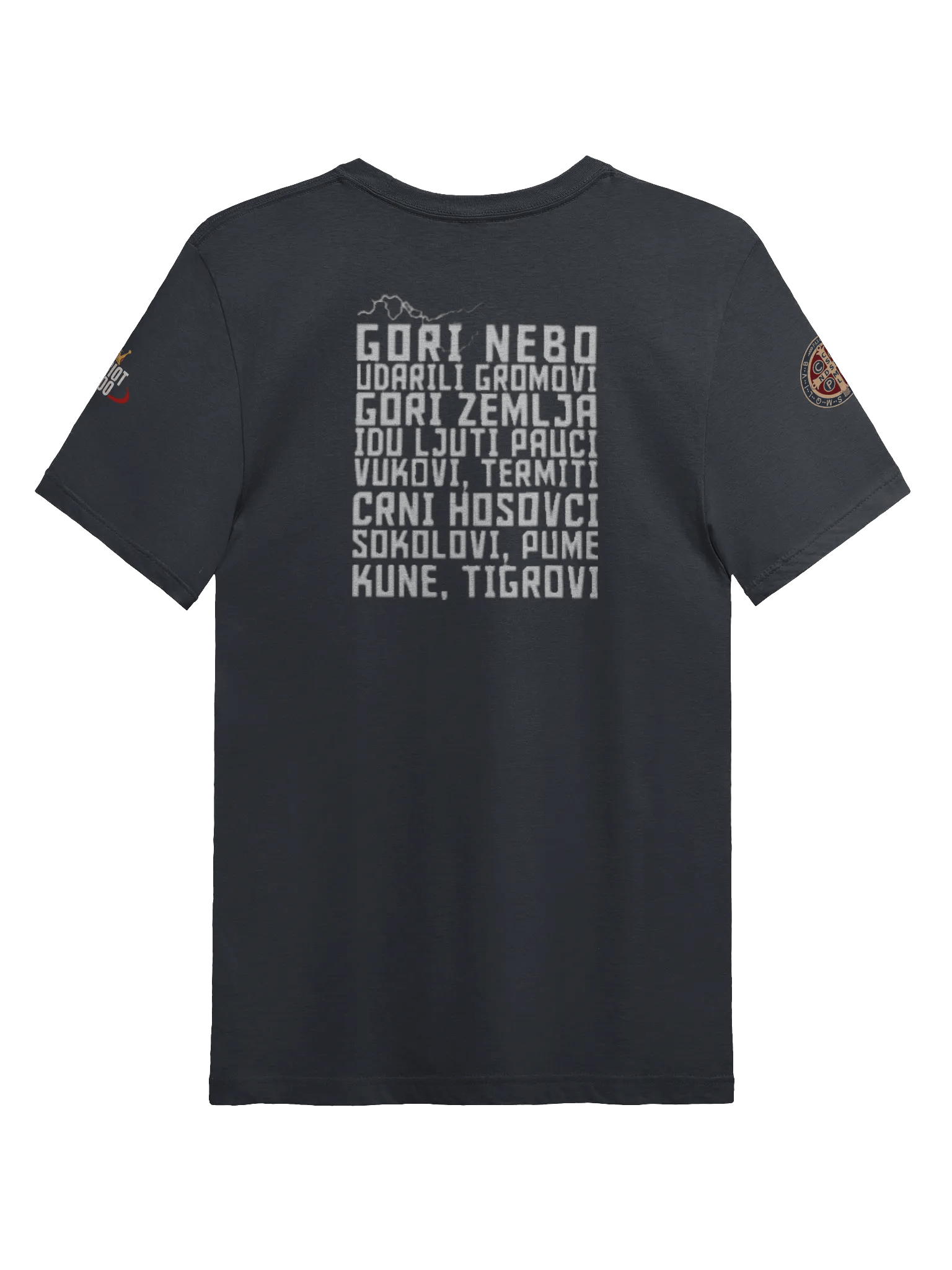Kad krenemo gorit će nebo i zemlja T-shirt product image (3)