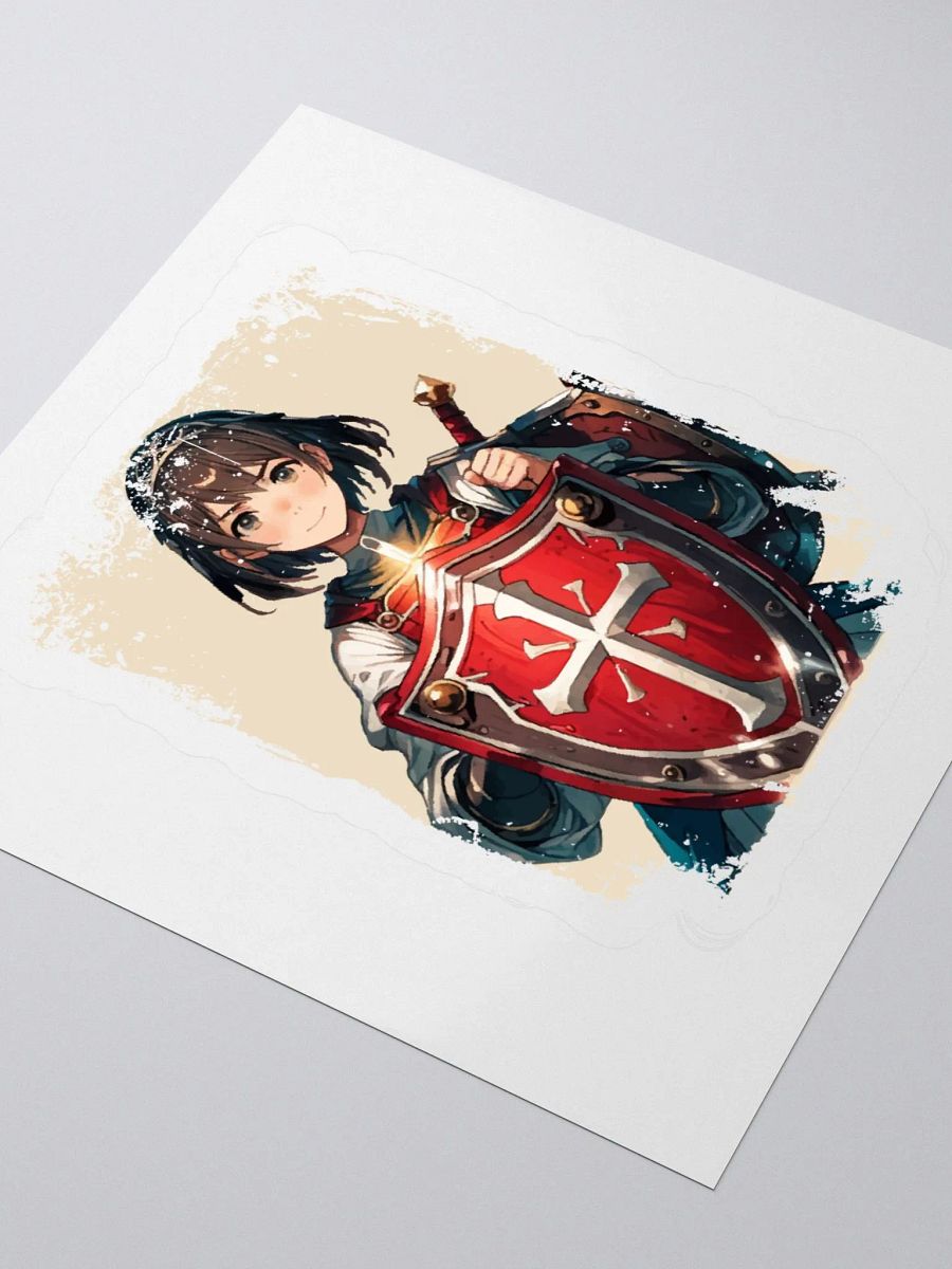 Armored and Ready: Standing Strong in Spiritual Warfare Kiss Cut Stickers product image (3)
