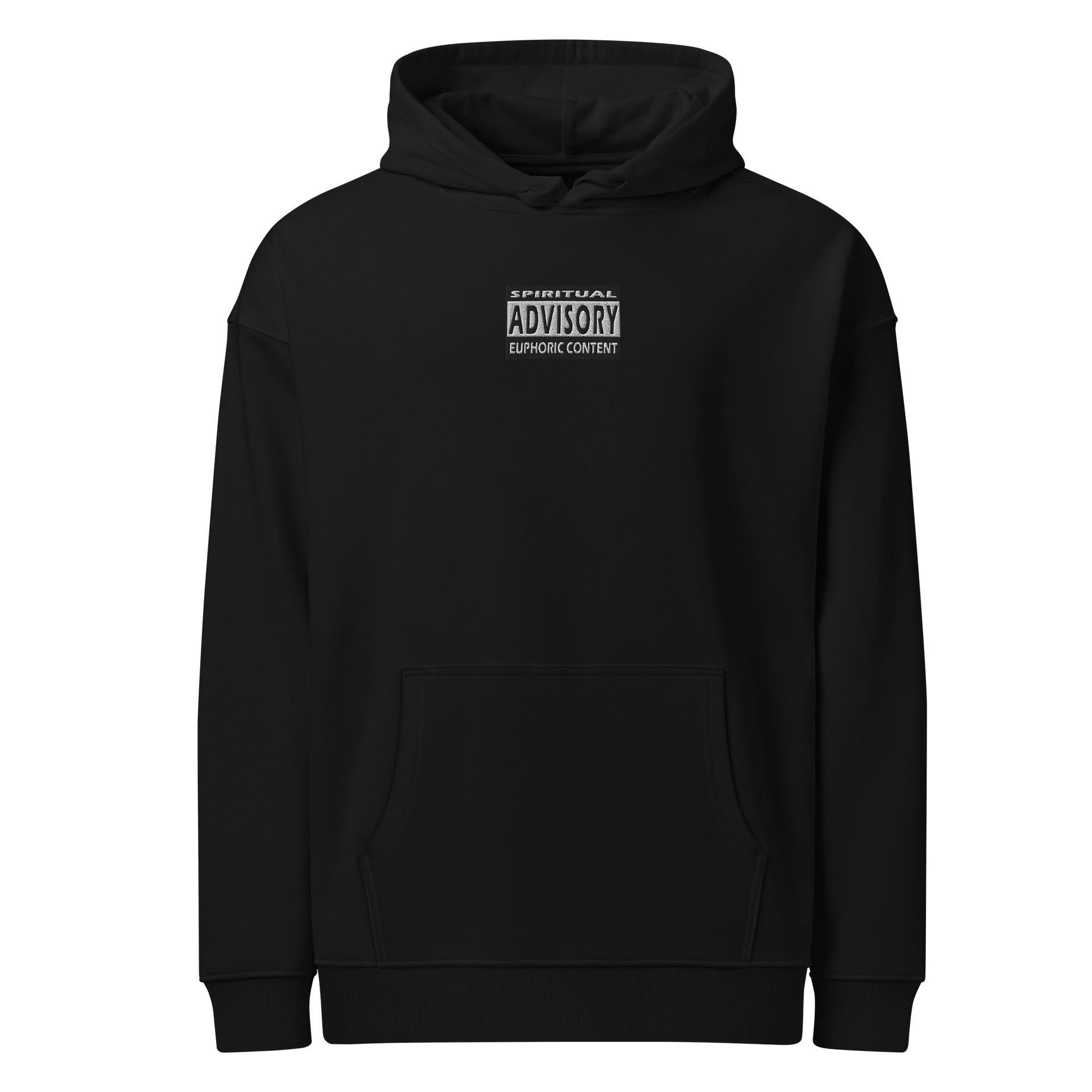 SPIRITUAL ADVISORY: EUPHORIC CONTENT EMBROIDERED HOODIE product image (1)