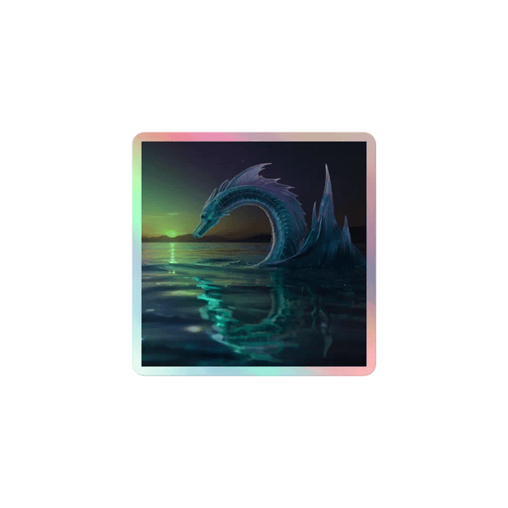 Ethereal Leviathan Holographic Sticker product image (1)