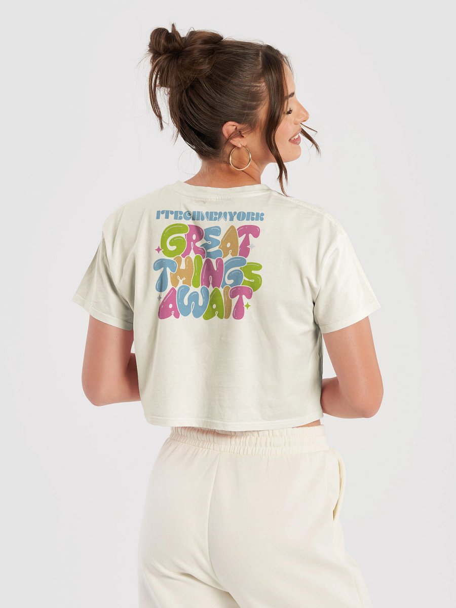 Glossy Bubble Style Tech New York Crop Top product image (47)