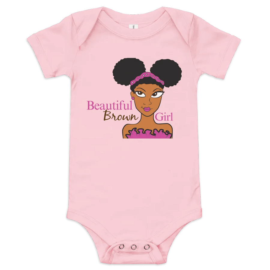 Beautiful Brown Girl Onesie - Cinnamon product image (1)