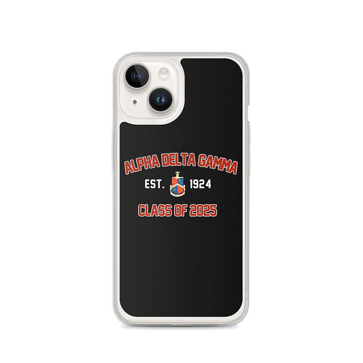 Alpha Delta Gamma Class of 2025 iPhone® Clear Case product image (4)