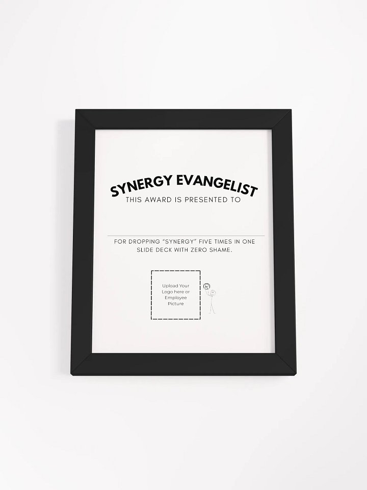 Synergy Evangelist Certificate - Framed Poster product image (2)
