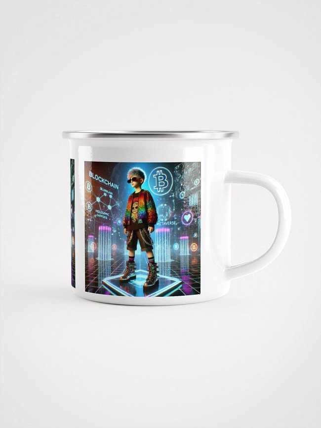 Meta Kids Enamel Mugs $15