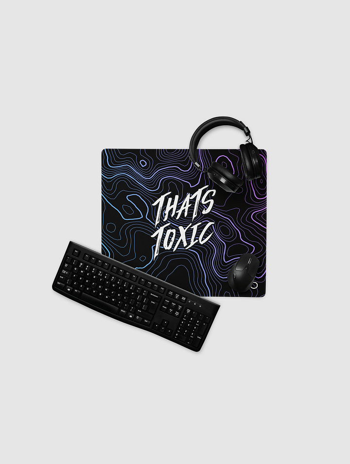 (2 Sizes) That's Toxic Black/Faded Desk Mat product image (2)