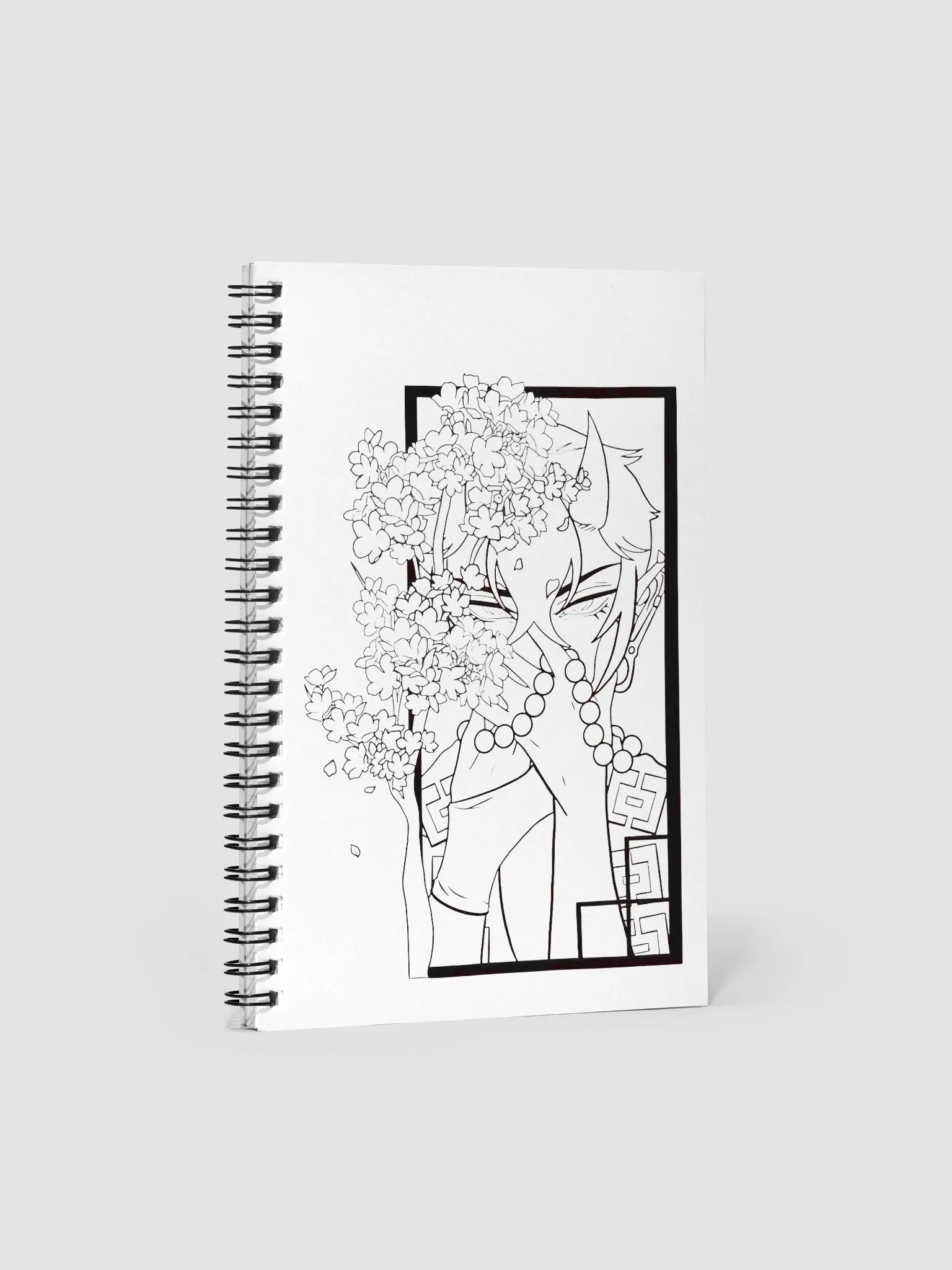 Blacked Cherry Blossom Notebook product image (1)