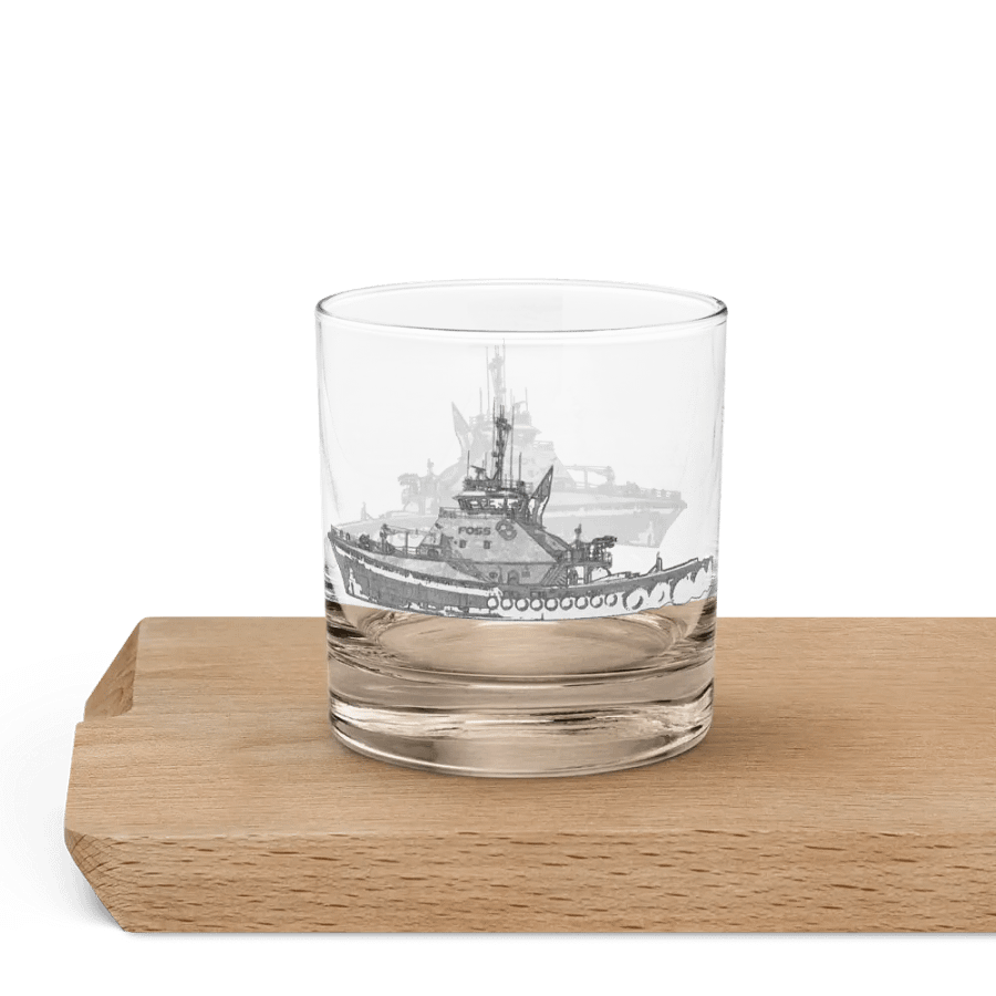 Foss tug Rocks Glass 10.5oz product image (7)