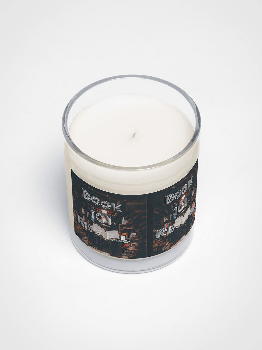 Soy Wax Candle In A Clear Glass Jar product image (3)