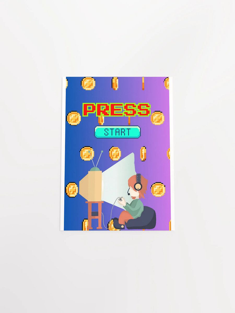 Pixelated Press Start Poster product image (31)