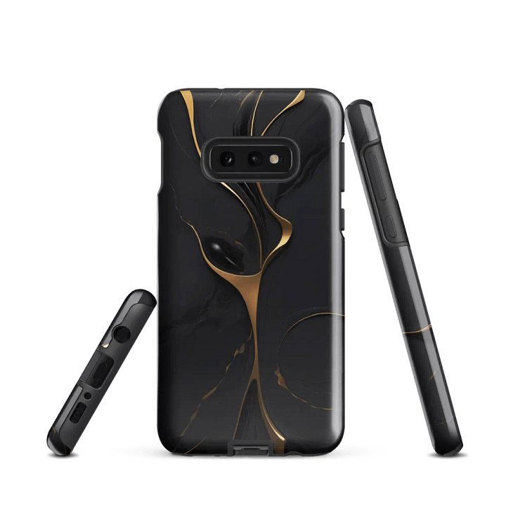 Tough Case for Samsung – Golden Noir Elegance product image (1)