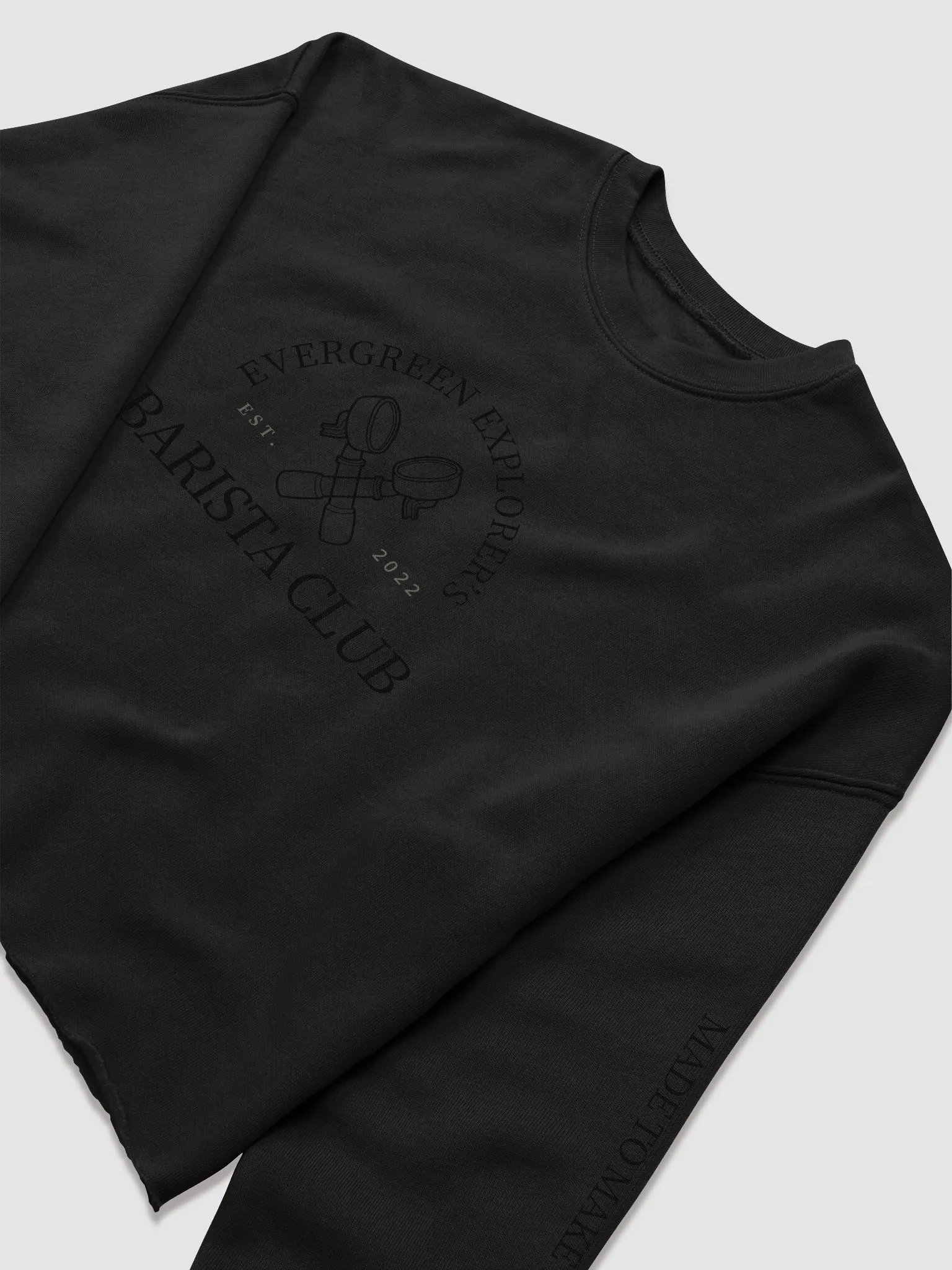 Barista Cropped Crewneck | Coffee Club product image (5)