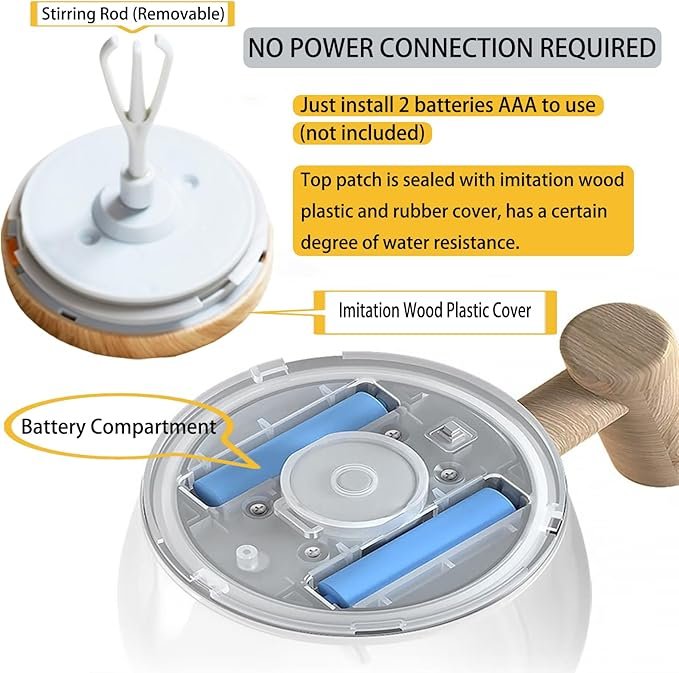 Self Stirring Mug, Electric Mixing Cup Self Stirring Coffee Mug product image (4)