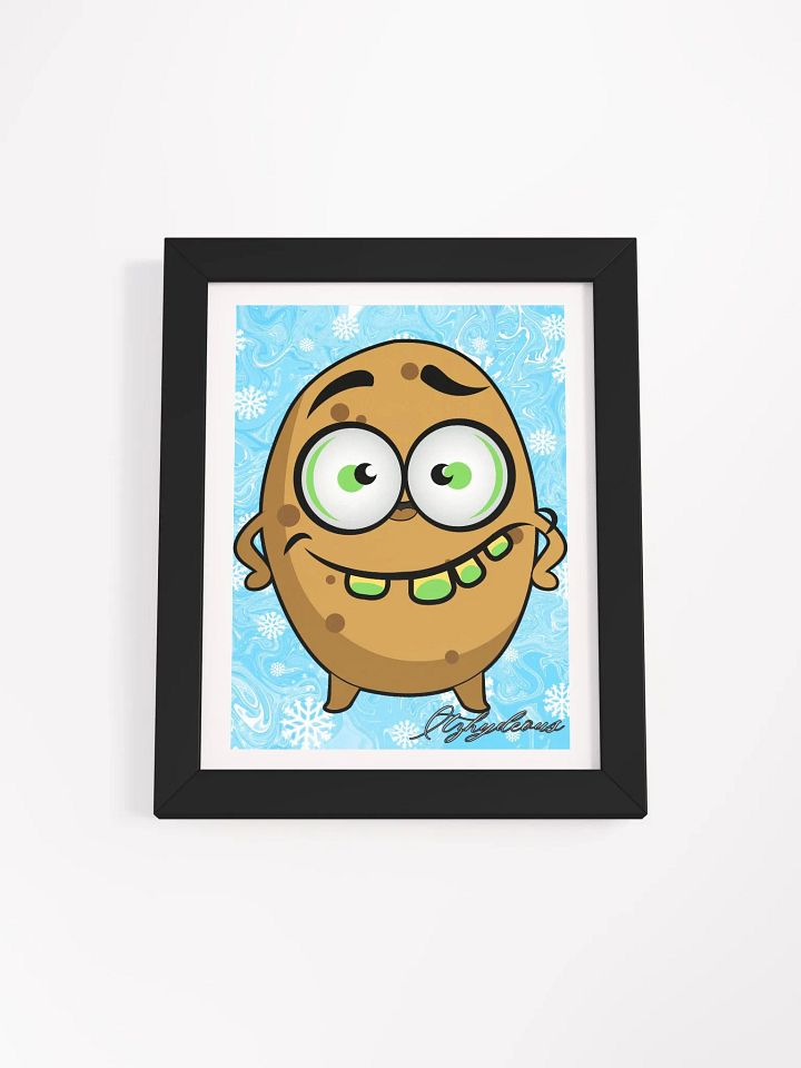 Winter Waving Potato Framed Poster product image (1)