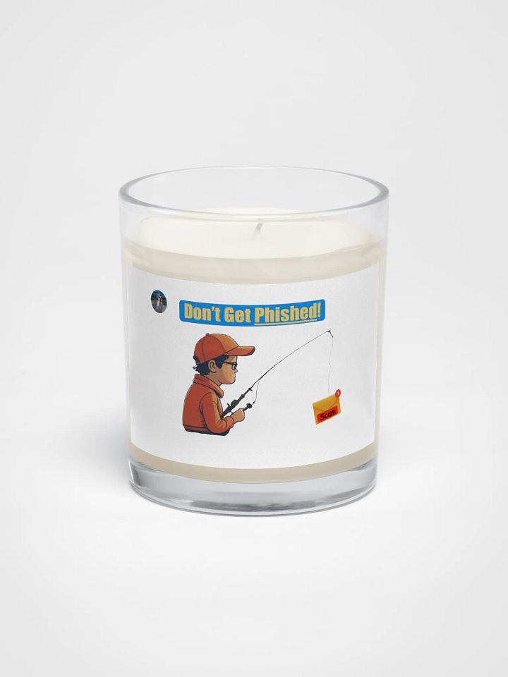 Don't Get Phished -Unscented candle product image (1)