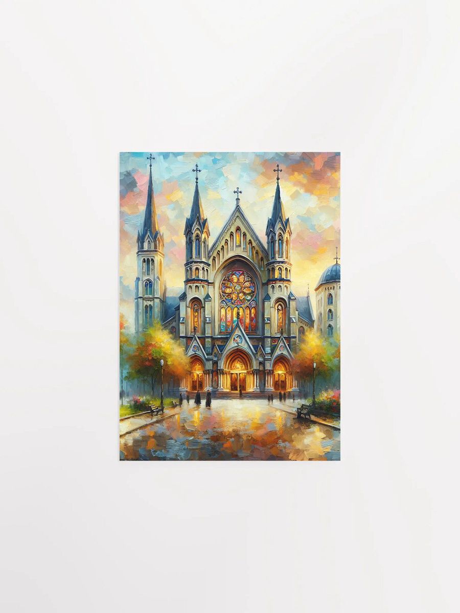 Majestic Cathedral at Sunset – Fine Art Print product image (1)