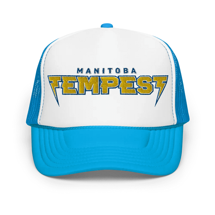 Tempest Dodgeball Club Foam Trucker Hat (Golden) product image (2)