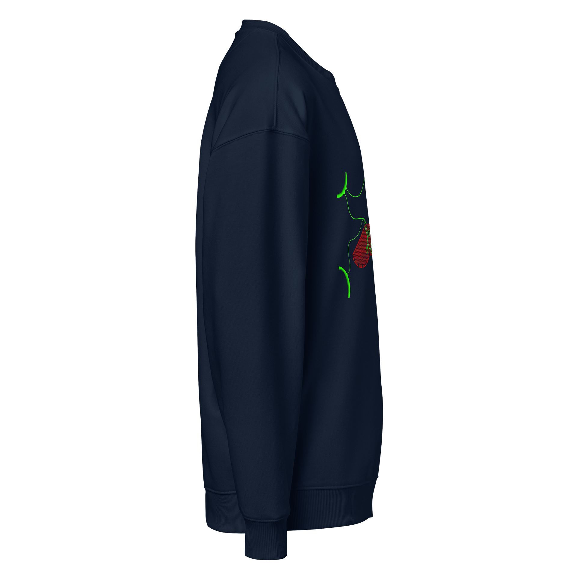 Galactic Gamer Organic Oversized Sweatshirt product image (4)