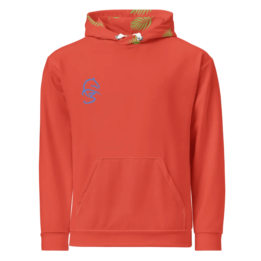F3 Leave Unisex Hoodie ( Red & Green ) product image (10)