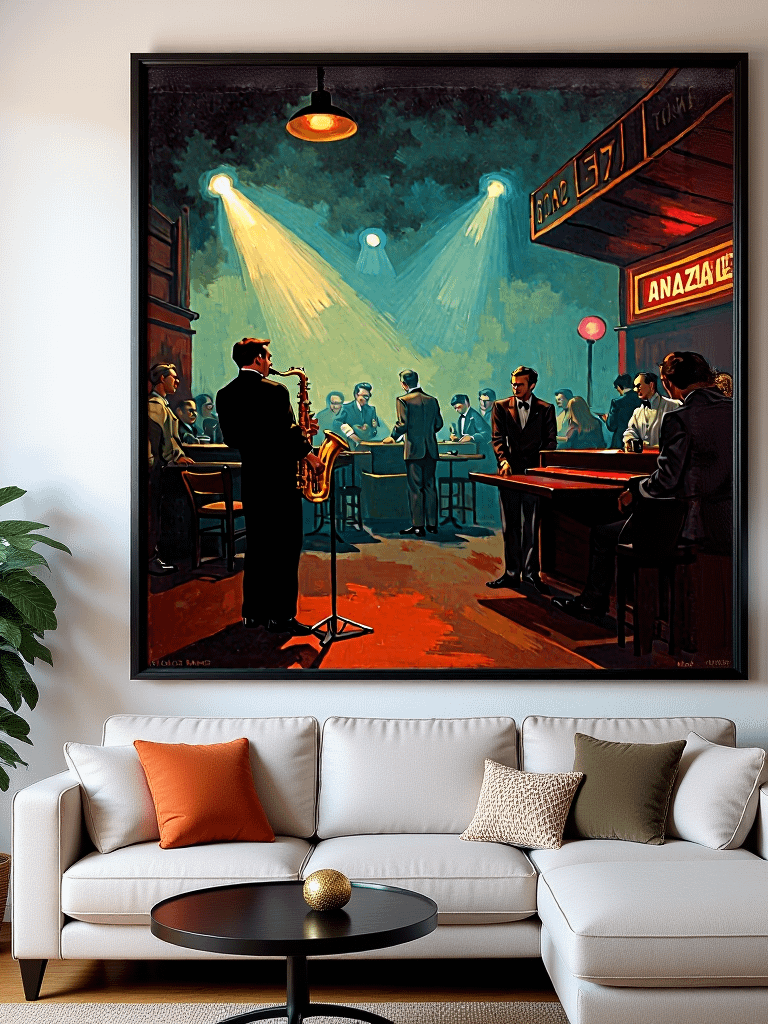 Saxophone Serenade Canvas Art product image (1)
