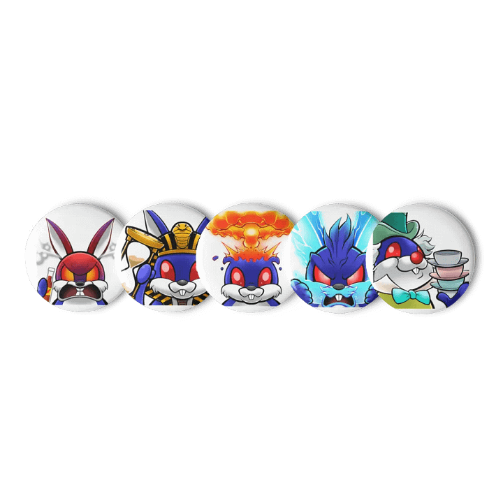 Wabbit Emote Pins product image (1)