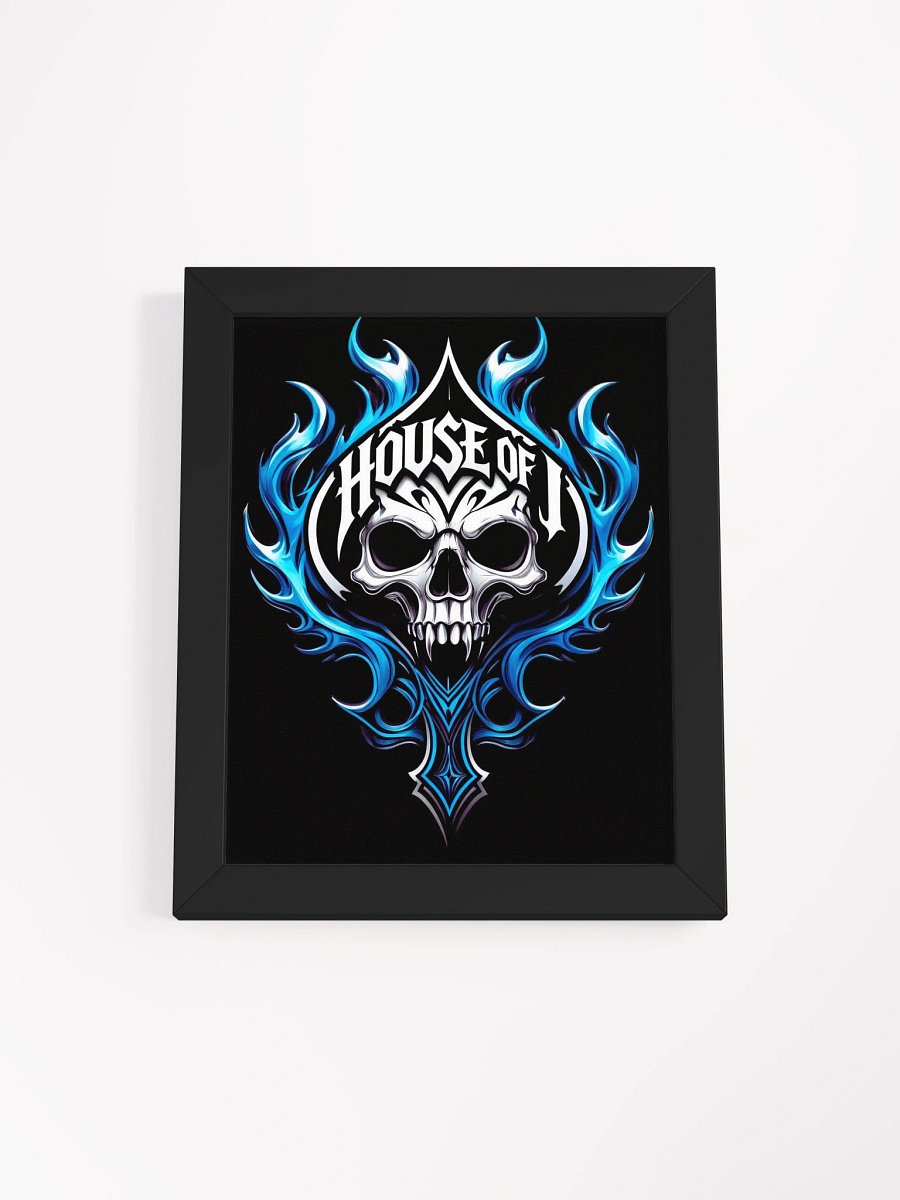 House of J Logo Framed Matte Poster (Dark) product image (1)